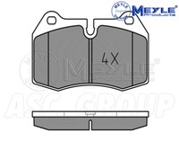 Meyle Bremsbelagsatz, Vorderachse Mit Anti Quietsch Platte 025 214 7118