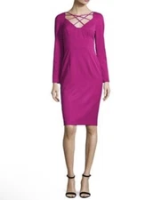 NWT Anthropologie Black Halo Masca Sheath Dress Pink Size 6