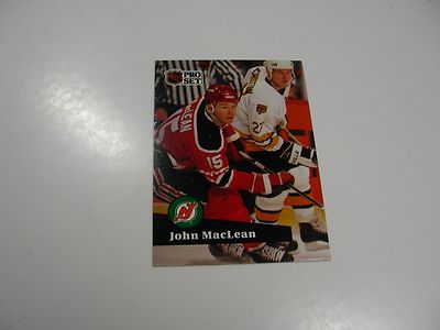 John MacLean 1991 NHL Pro Set (French) card #136