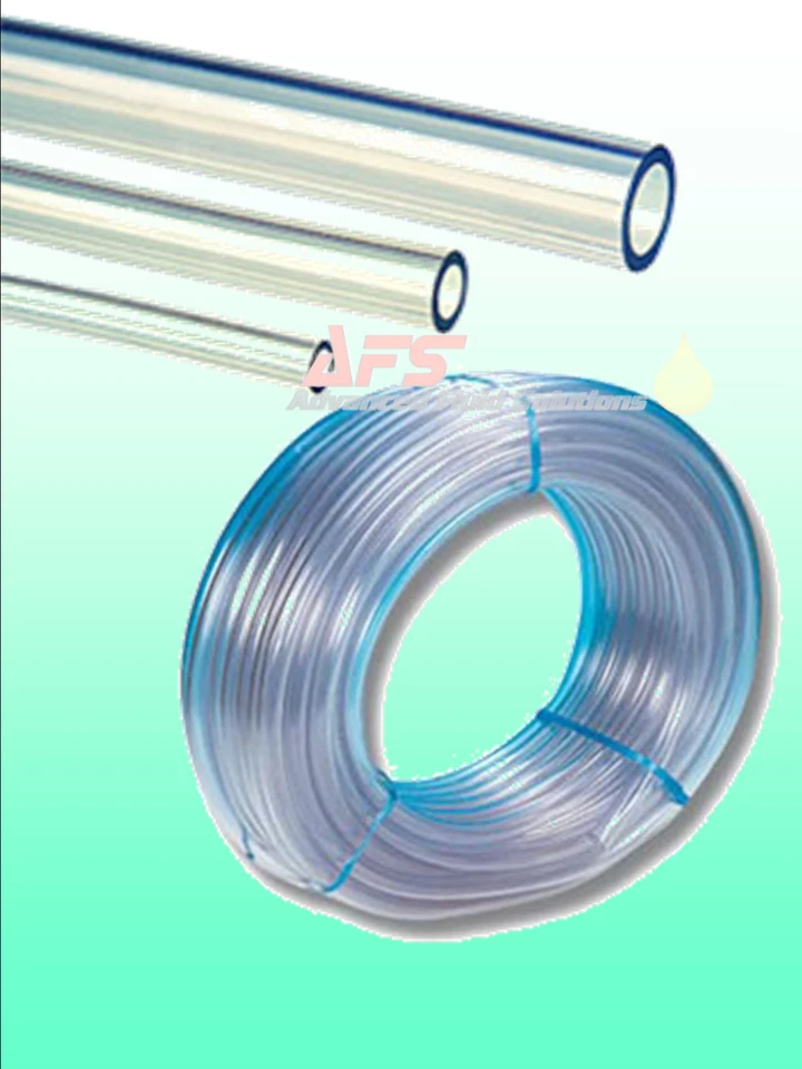 Clear PVC UNREINFORCED Flexible Tubing Hose Pipe Water Tube Air Pond Pump line