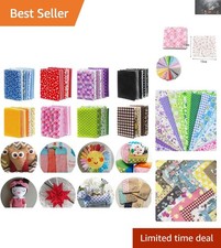 Soft Breathable 150PC 4x4" Cotton Squares - Perfect for Quilting Crafts