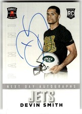 2015 Panini Prestige Devin Smith Next Day Signatures #ND-DS Auto