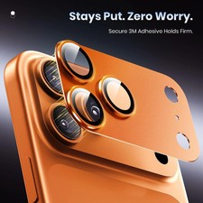 For iPhone 17 Pro Max/Air/17 Pro/17 Metal Camera Lens Protector Tempered Glass