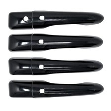 Cubiertas de mango patentadas negras brillantes para Chrysler Pacifica 17-26