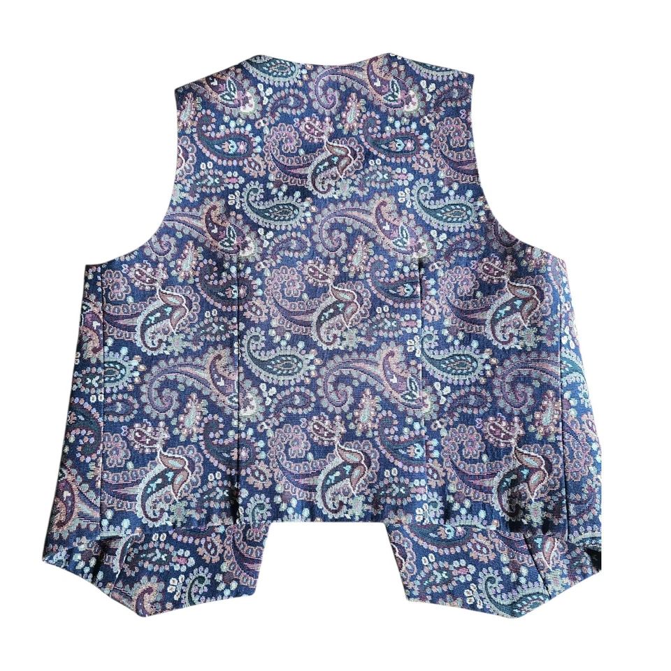 Chaleco de cachemira estilo vintage talla S/M Foto 2 de 3