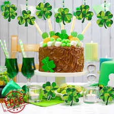 Beeveer 30pc St Patricks Day Suncatchers Window Art DIY