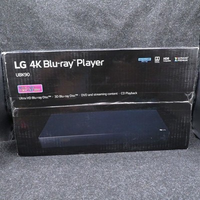 LG Ultra HD対応ブルーレイ／DVDプレーヤー 4K UBK90 LG UBK90 4K Ultra HD ブルーレイプレーヤー Wi-Fi内蔵