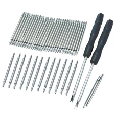 50pcs Watch Spring Bars 18mm Watch Band Pins Replacement Kit,1.3mm Diameter,1...