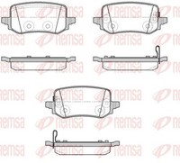Bremsbelagsatz Scheibenbremse Remsa 1958.02 FüR Hyundai Tucson NX4E NX4A Crdi 5