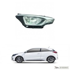 Scheinwerfer schwarz Depo H4 rechts passt für Hyundai i20 Coupe (GB) ab 14-20