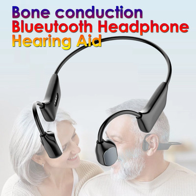 Bone Conduction Noise Reducing Hearing Aids with Bluetooth 5.3 Music / Call