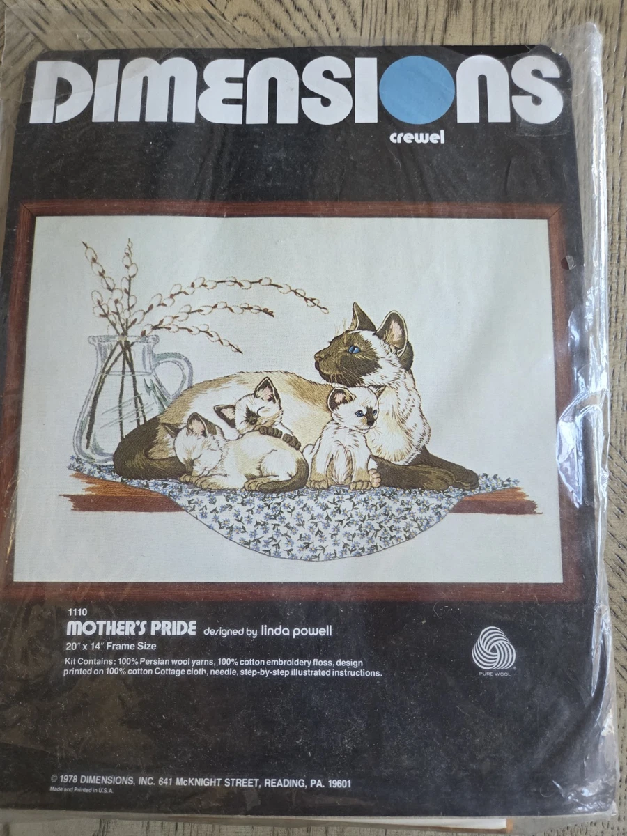 Kit de broderie traditionnelle : Minou