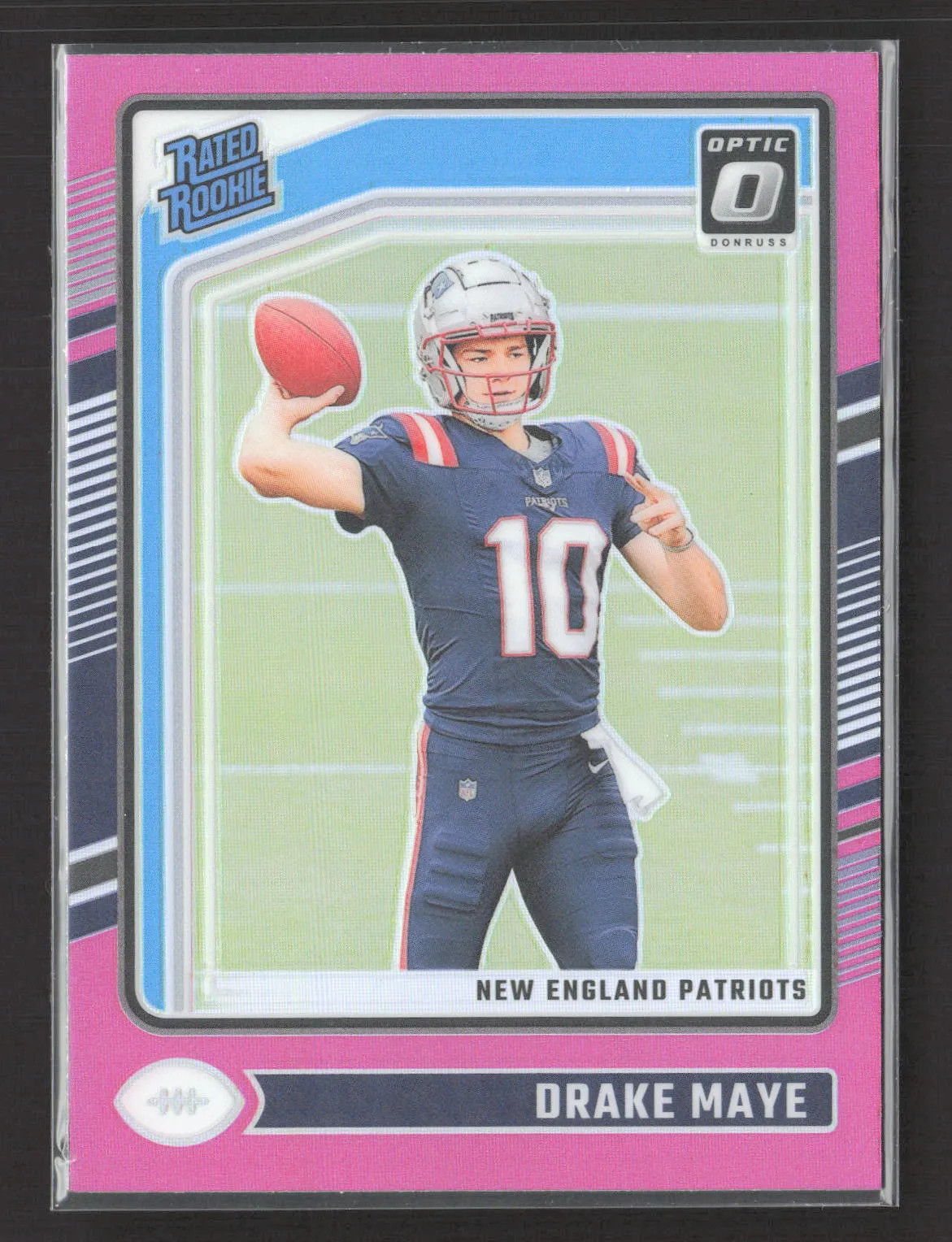 2024 Panini Donruss Optic Football Drake Maye #229 Pink