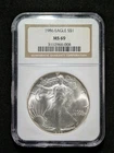 1986 US American Eagle - 1 oz .999 Fine Silver - NGC MS69