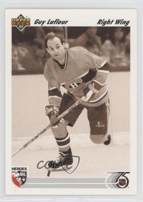 1991-92 Upper Deck Heroes of the NHL Guy Lafleur #638 HOF 06p8