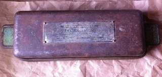 Vtg Norton Pike Multi Oilstone 2 Sided Butcher Sharpening Stone Behr Manning USA