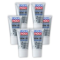 6X GetriebeöL Liqui Moly 1680 Motorbike Gear Oil (GL4) 80W-90 Scooter 150 Ml