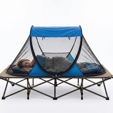PopUp Mosquito Tent for Camping Instant 3Fold Setup Lightweight Single Pe...