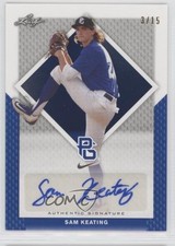 2016 Leaf Perfect Game National Showcase Blue 3/15 Sam Keating #BA-221 Auto 0b2