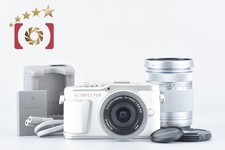 "Count 437" Olympus PEN E-PL10 White 16.1 MP EZ 14-42 40-150 Lenses Near Mint 