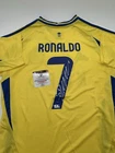 Cristiano Ronaldo Al-Nassr Autographed 2024-25 Adidas Home Soccer Jersey W/COA