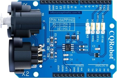 DMX Shield Arduino RDM Fähig MAX485 Kompatibel Musiksteuerung