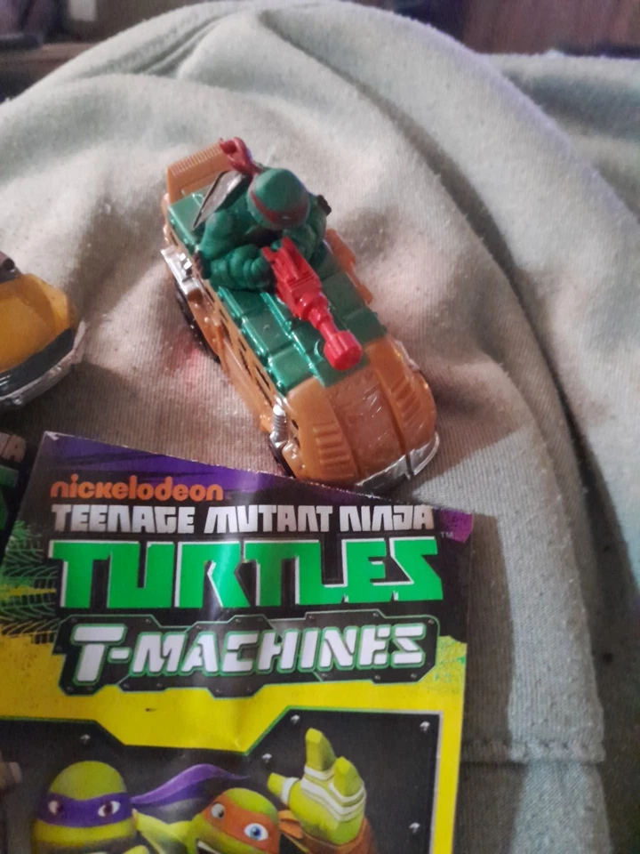 Playmates TMNT Raphael Assault Van Diecast Car Teenage Mutant Ninja Turtles Foto 3 de 4