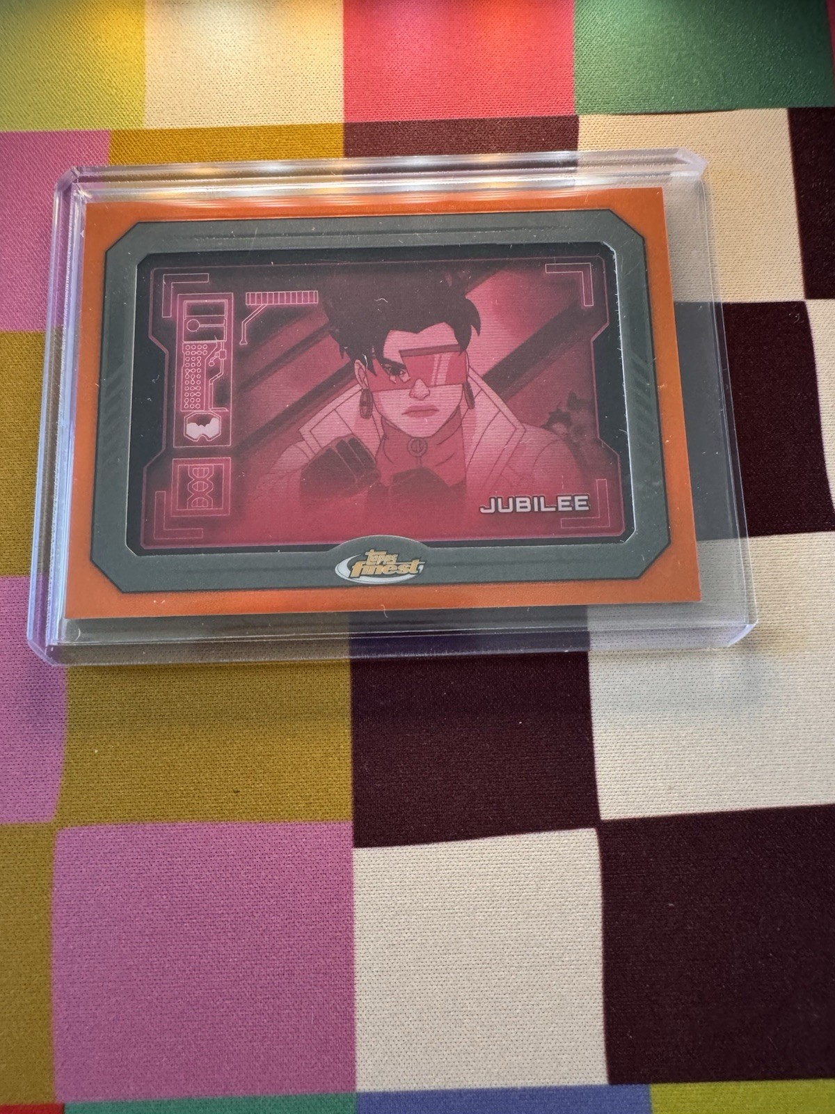 Topps 2025 Finest X-Men 97 Jubilee Orange Sentinel Scan Card SS-5 /25