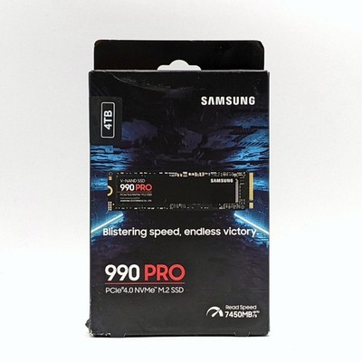 Samsung 990 Pro 4TB M.2 PCIe 4.0 NVMe Internal SSD