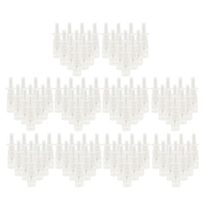 100x 5ml Mini Leere Kunststoff Nasenspray Flaschen Wasser Container Dispensing