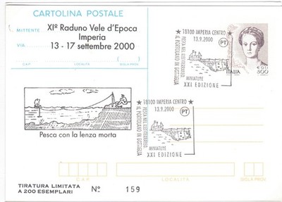 2000 Annullierung Imperia 13.9 '' Angeln im Mittelmeer - Der Portolano in der Flasche ''