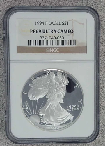 1994-P Proof 1 oz. .999 American Silver Eagle NGC PR69 Ultra Cameo (030)