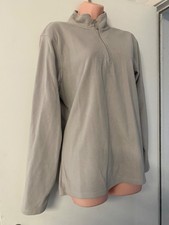 Mountain Warehouse grey half zip long sleeve top Size L
