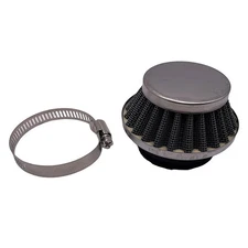 MOGO PARTS AIR FILTER, WIRE-MESH SHORT CONE (42-44MM) 42MM SAUCER 06-0432