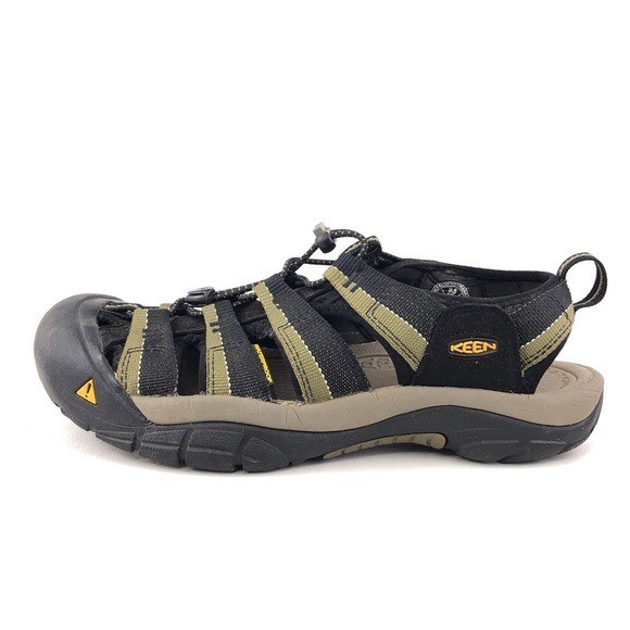 Sandali da trekking impermeabili Keen Newport H2 da uomo taglia 9 5 EUR 42 5 neri outdoor