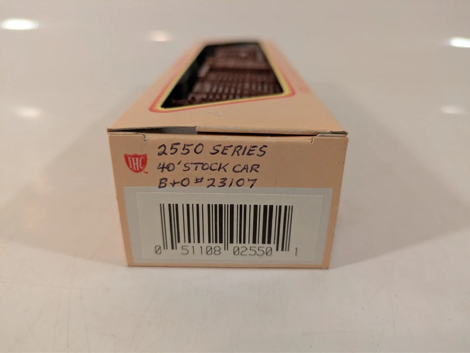 HO B&O Baltimore & Ohio Stock Car NIB NOS # 23107 - Image 2 of 2