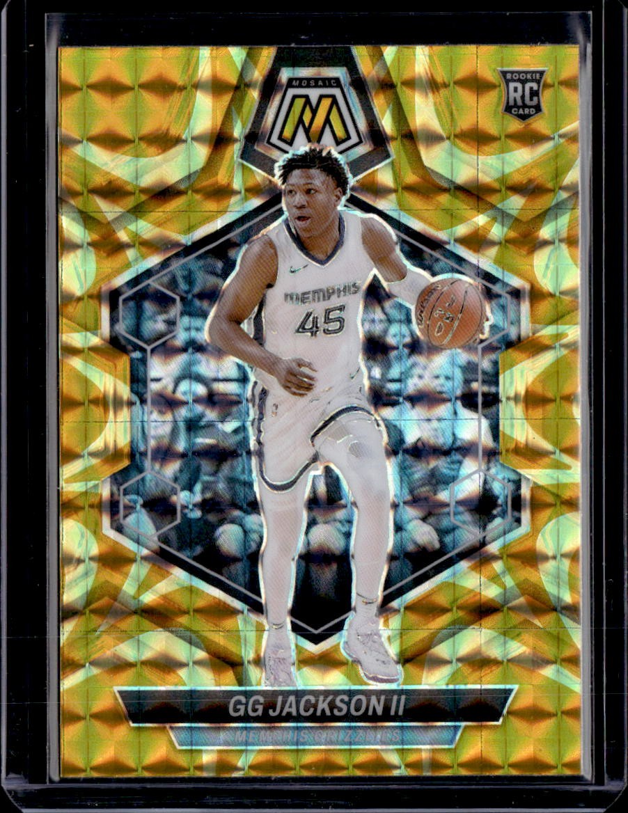 2023-24 Panini Mosaic #228 GG Jackson II Reactive Yellow