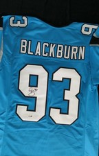 Signed Chase Blackburn Carolina Panthers Jersey With COA