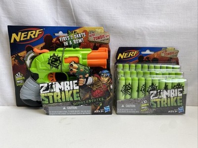 Nerf Zombie (A6562) Strike Doublestrike Blaster for sale online | eBay