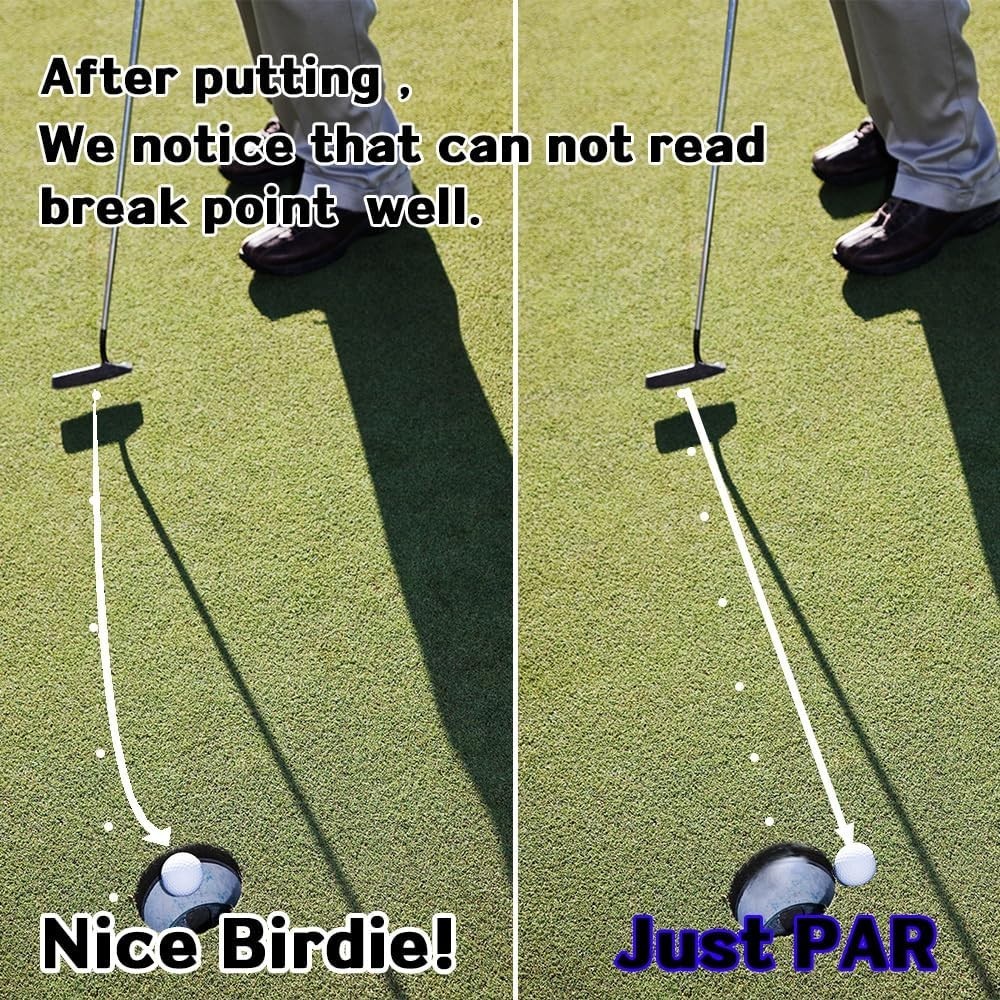 Slopemaster Progreen Reader - Golf Hat Clip Ball Marker with High Precision Gree