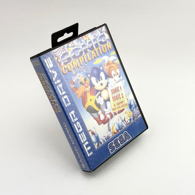 Sonic Compilation Sonic 1 & 2 OVP | Mega Drive PAL Original NUR Box ohne Spiel