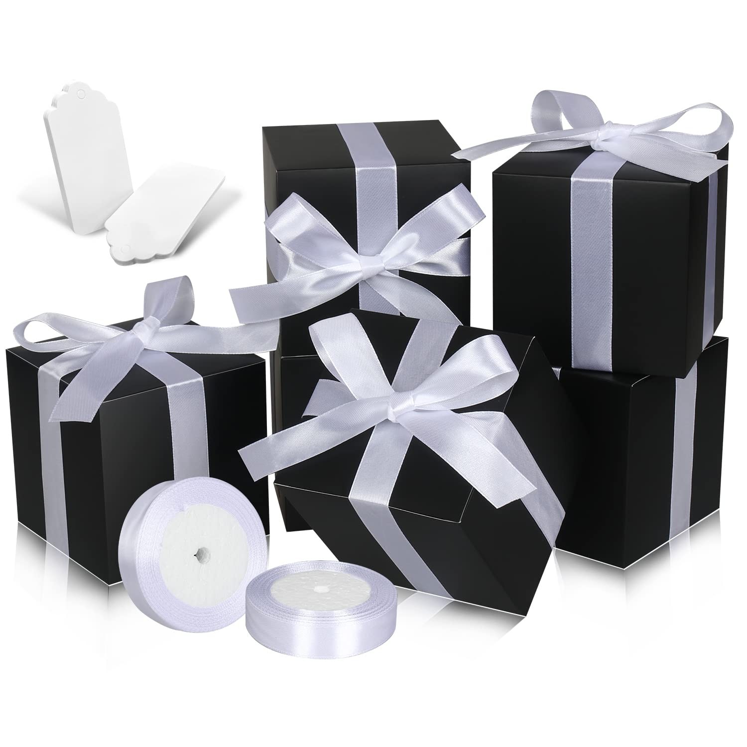 Es 5x5x5 Inch Paper Box With Lids Bridesmaid Proposal 30 Pac