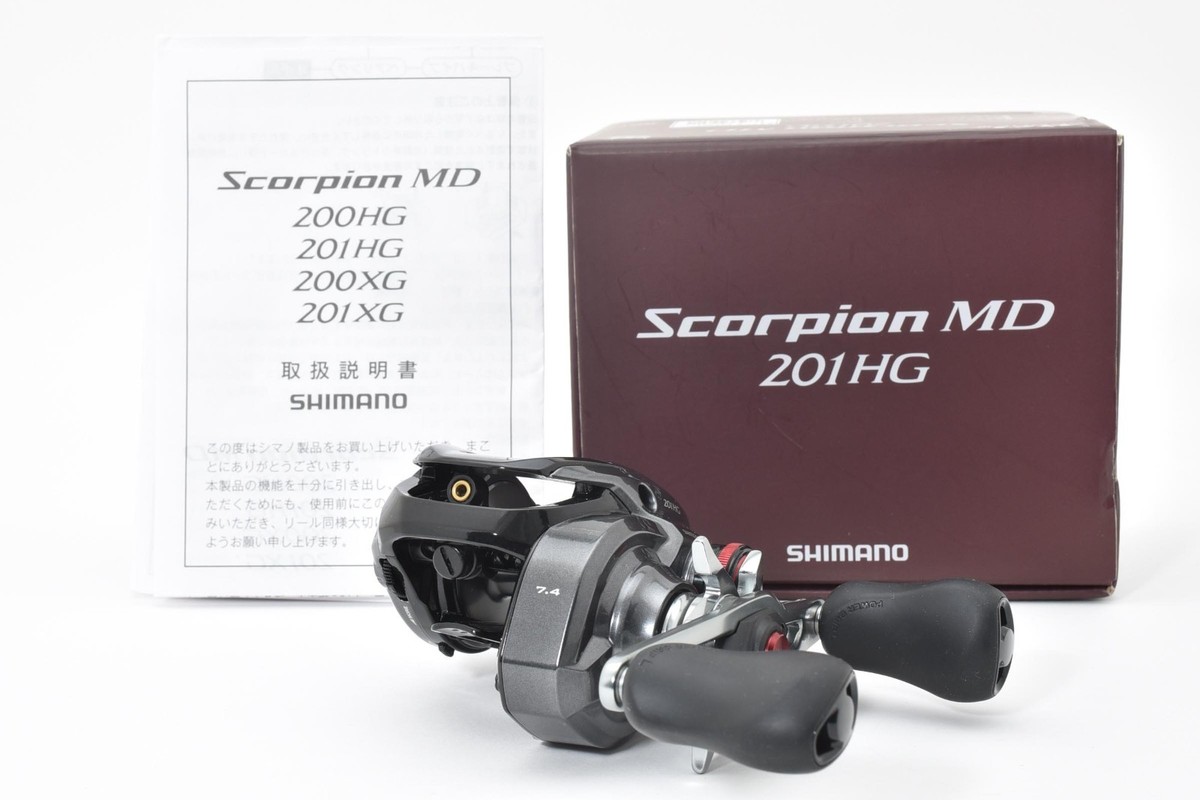 Shimano 24 Scorpion MD 201HG Left Handed Bait Casting Reel Near