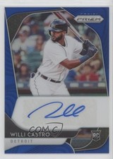 2020 Panini Prizm Rookie Auto Blue Prizm 75/99 Willi Castro #RA-WC Auto 0a4s