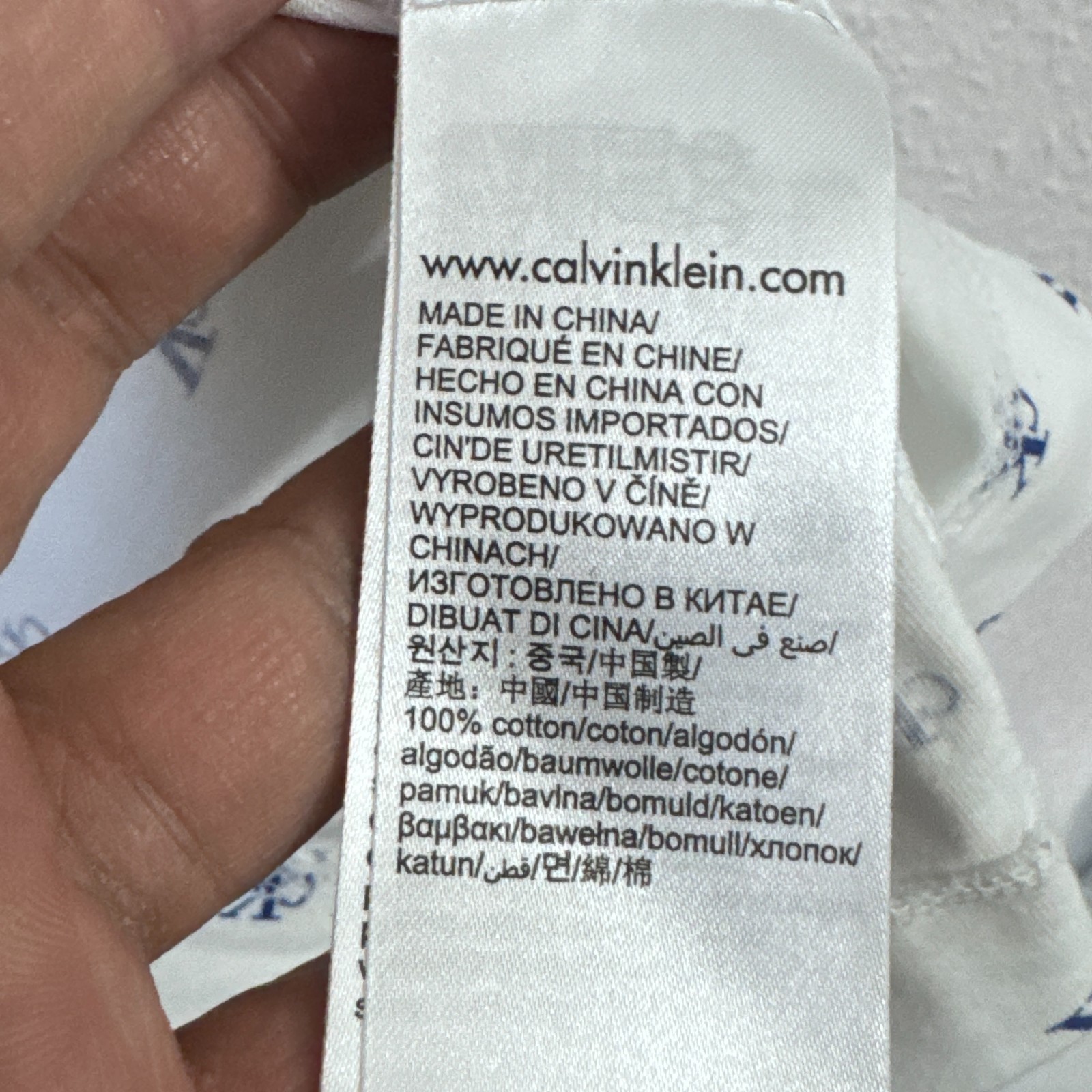 Calvin Klein Jeans All-Over Logo Print T-Shirt image 6