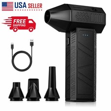 130000RPM Electric Air Duster Rechargeable Compressed Air Blower for PC Keyboard