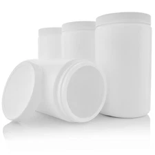 Plastic Containers with Screw on Lids 32 oz Quart Hot or Cold Freezable Food ...