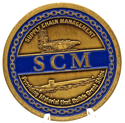 Supply Chain Management SCM NN Naval Logistics Challenge Coin
