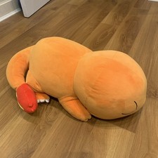 Jazwares Nintendo Charmander Sleeping Soft Plush Stuffed Toy Pillow 18"