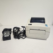 Zebra GC420d Thermal Label Printer With Cables Powered On Tested No Further